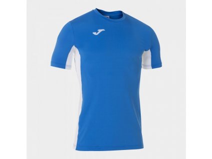 Pánské/Chlapecké sportovní tričko JOMA SUPERLIGA T-SHIRT ROYAL-WHITE S/S (Velikost 2XL-3XL, Barva ROYAL-WHITE)
