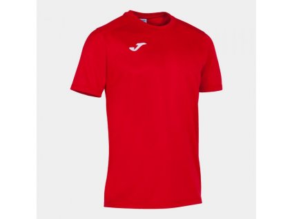 Pánské/Chlapecké sportovní tričko JOMA STRONG SHORT SLEEVE T-SHIRT RED (Velikost 2XL-3XL, Barva RED)