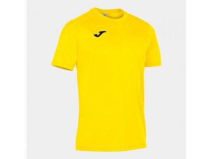 Pánské/Chlapecké sportovní tričko JOMA STRONG SHORT SLEEVE T-SHIRT YELLOW (Velikost 2XL-3XL, Barva YELLOW)