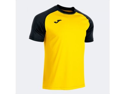 Pánské/Chlapecké sportovní tričko JOMA TEAMWORK SHORT SLEEVE T-SHIRT YELLOW BLACK (Velikost 2XL, Barva YELLOW-BLACK)