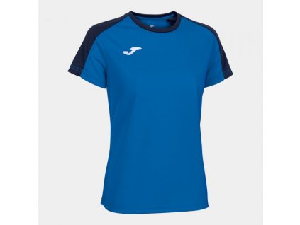 Dámské sportovní tričko JOMA ECO CHAMPIONSHIP SHORT SLEEVE T-SHIRT ROYAL NAVY (Velikost L, Barva ROYAL-NAVY)