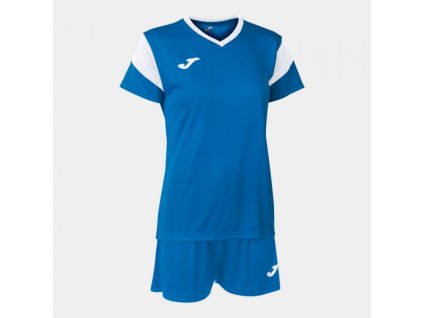 Dámská sportovní souprava JOMA PHOENIX SET ROYAL WHITE (Velikost L, Barva ROYAL-WHITE)