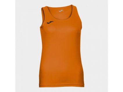 Dámské/Dívčí sportovní tílko JOMA DIANA SLEEVELESS WOMEN SHIRT ORANGE (Velikost L, Barva ORANGE)