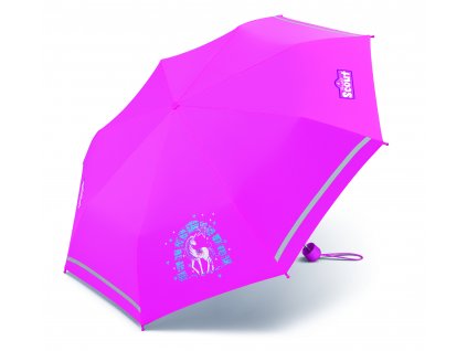 Dívčí skládací deštník Scout Jednorožec