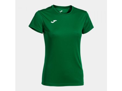 Dámské/Dívčí sportovní tričko JOMA COMBI WOMAN SHIRT GREEN S/S (Velikost 2XL, Barva GREEN)