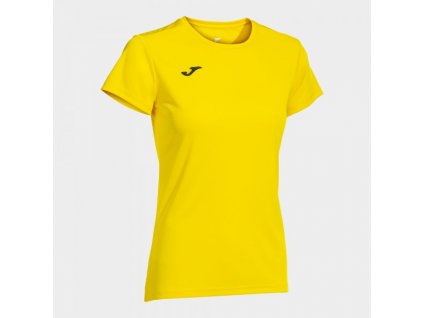 Dámské/Dívčí sportovní tričko JOMA COMBI WOMAN SHIRT YELLOW S/S (Velikost 152, Barva YELLOW)