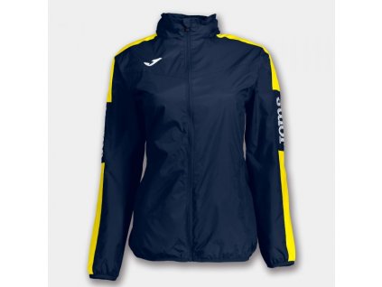 Dámská/Dívčí sportovní bunda JOMA RAINJACKET CHAMPIONSHIP IV NAVY-YELLOW WOMAN (Velikost 2XL, Barva NAVY-YELLOW)