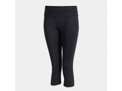 Dámské/Dívčí sportovní 3/4 legíny JOMA DASE II PIRATE TIGHT BLACK WOMAN (Velikost 152, Barva BLACK)