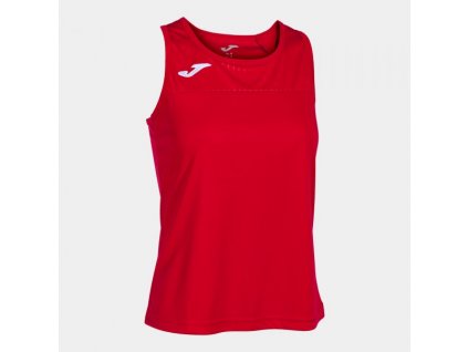 Dámské/Dívčí sportovní tílko JOMA MONTREAL TANK TOP RED (Velikost 2XL, Barva RED)