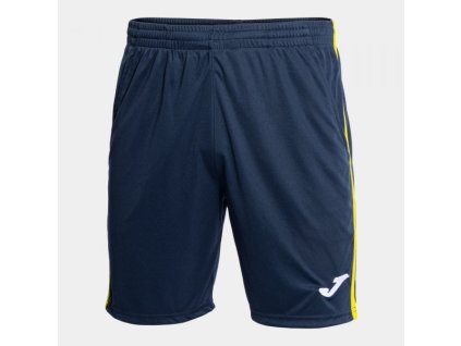 Pánské/Chlapecké sportovní šortky JOMA OPEN III BERMUDA NAVY YELLOW (Velikost 2XL-3XL, Barva NAVY-YELLOW)