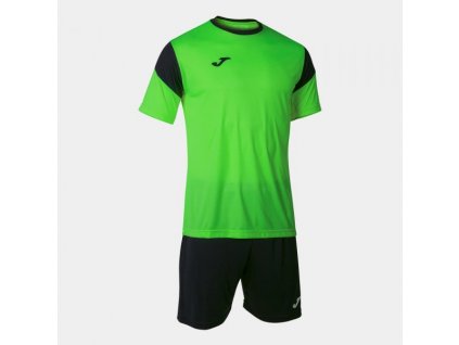 Pánská/Chlapecká sportovní souprava JOMA PHOENIX SET FLUOR GREEN BLACK (Velikost 2XL, Barva VERDE FLÚOR-NEGRO)