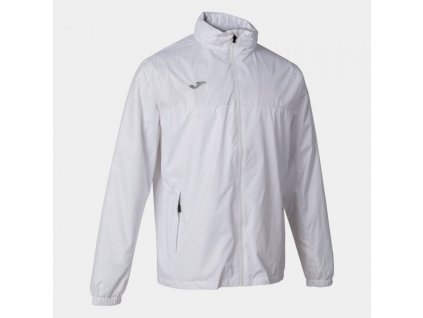 Pánská/Chlapecká sportovní bunda JOMA MONTREAL RAINCOAT WHITE (Velikost L, Barva WHITE)