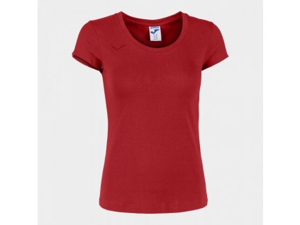 Dámské tričko JOMA VERONA T-SHIRT RED S/S (Velikost S, Barva RED)