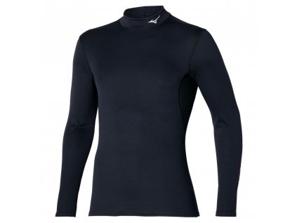 Pánské termo tričko Mizuno Mid Weight High Neck / Black