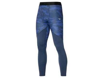 Pánské termo legíny Mizuno Virtual Body G3 Long / Surf Blue (Variant S)