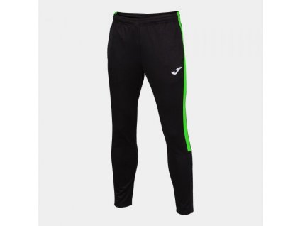 Pánské/Chlapecké sportovní kalhoty JOMA ECO CHAMPIONSHIP LONG PANTS BLACK FLUOR GREEN