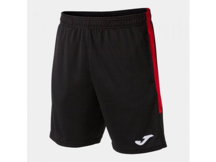 Pánské/Chlapecké sportovní šortky JOMA ECO CHAMPIONSHIP BERMUDA BLACK RED (Velikost M, Barva BLACK-RED)