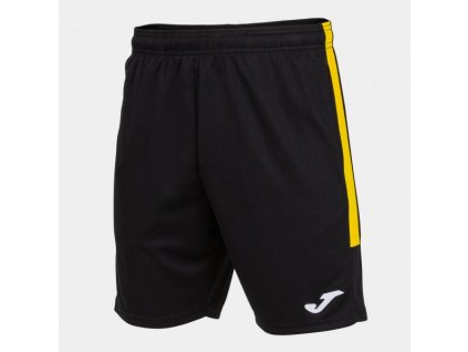 Pánské/Chlapecké sportovní šortky JOMA ECO CHAMPIONSHIP BERMUDA BLACK YELLOW (Velikost M, Barva BLACK-YELLOW)