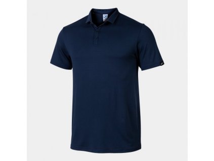 Pánské sportovní polo tričko JOMA SYDNEY SHORT SLEEVE POLO NAVY (Velikost S, Barva NAVY)