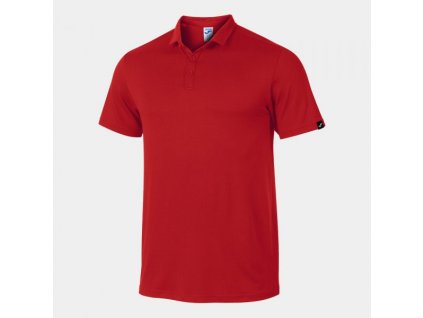 Pánské sportovní polo tričko JOMA SYDNEY SHORT SLEEVE POLO RED (Velikost 2XL, Barva RED)