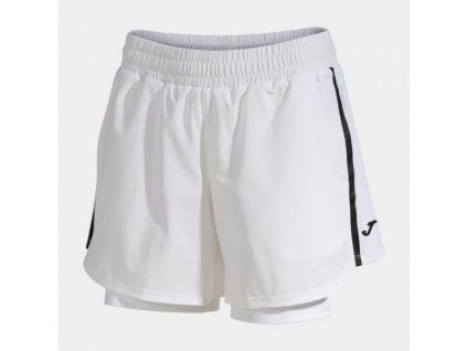 Dásmké tenisové šortky JOMA CHALLENGE SHORT WHITE (Velikost L, Barva WHITE)