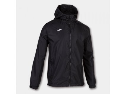 Pánská/Chlapecká sportovní bunda JOMA CERVINO RAINJACKET BLACK (Velikost 2XL, Barva BLACK)