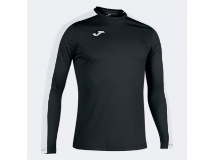 Pánské/Chlapecké sportovní tričko JOMA ACADEMY T-SHIRT BLACK-WHITE L/S (Velikost 152, Barva BLACK-WHITE)