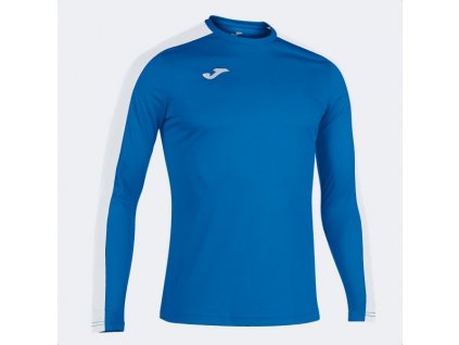 Pánské/Chlapecké sportovní tričko JOMA ACADEMY T-SHIRT ROYAL-WHITE L/S (Velikost 152, Barva ROYAL-WHITE)