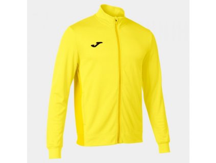 Pánská chlapecká sportovní mikina JOMA WINNER II FULL ZIP SWEATSHIRT YELLOW (Velikost L, Barva YELLOW)
