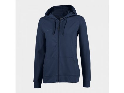 Dámská/Dívčí mikina JOMA CORINTO HOODIE JACKET DARK NAVY (Velikost 152, Barva NAVY)