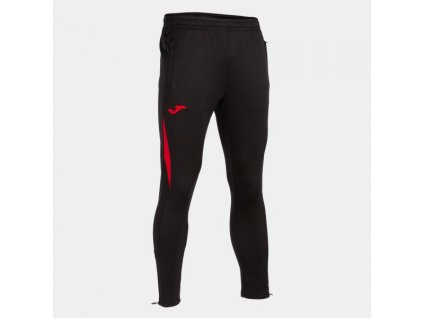 Pánské/Chlapecké sportovní tepláky JOMA CHAMPIONSHIP VII LONG PANTS BLACK RED (Velikost 2XL, Barva BLACK-RED)