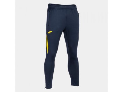 Pánské/Chlapecké sportovní tepláky JOMA CHAMPIONSHIP VII LONG PANTS NAVY YELLOW (Velikost 2XL, Barva NAVY-YELLOW)