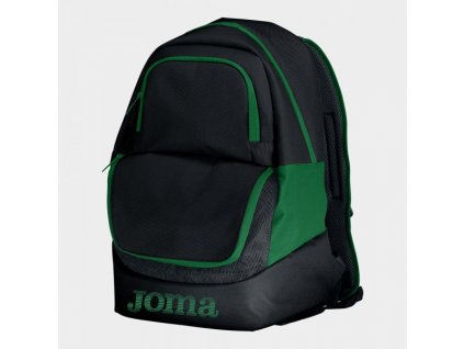 Sportovní batoh JOMA DIAMOND II BACKPACK BLACK GREEN (Velikost S, Barva BLACK-GREEN)
