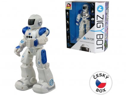 Robot Viktor 27cm, 21 funkcí (modrý)