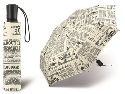 Plně automatický deštník Happy Rain 46863 Noviny