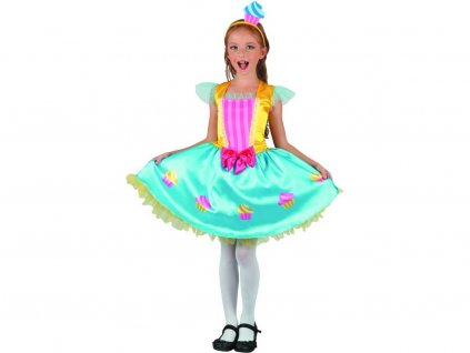 Šaty na karneval - cupcake, 110 - 120 cm