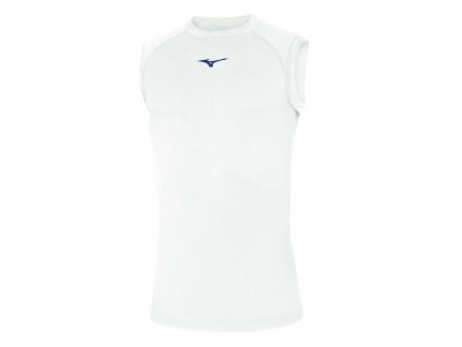 Core Sleeveless Underwear/White/Navy (Velikost L)