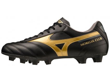 Pánská fotbalová obuv Mizuno MORELIA II CLUB / Black/Gold/DarkShadow