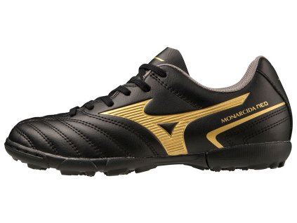 Dětská fotbalová obuv Mizuno MonarcidaNeoIISelJAS / Black/Gold (Velikost 32.5/1.0)