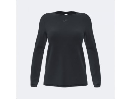 Dámské sportovní tričko JOMA ORGANIC LONG SLEEVE T-SHIRT BLACK (Velikost M, Barva BLACK)