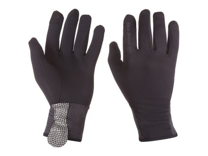 Pánské softshellové rukavice ALPINE PRO DAG black