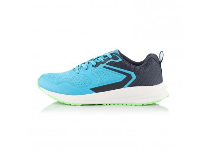 Sportovní běžecká obuv s antibakteriální stélkou ALPINE PRO NAREME neon atomic blue