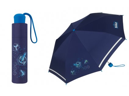 Chlapecký skládací deštník Scout Kosmos (Nebula)