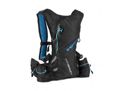 Spokey SPRINTER Sportovní, cyklistický a běžecký voděodolný batoh, 5 l, modro-černý