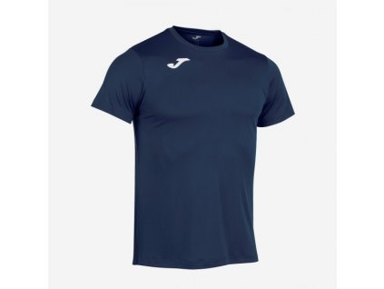 Pánské/Chlapecké sportovní tričko JOMA CAMISETA MANGA CORTA RECORD II MARINO (Velikost 128-140, Barva NAVY)