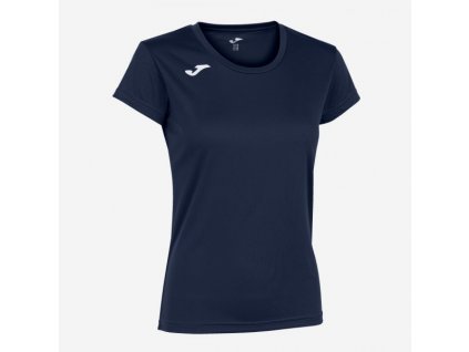 Dámské/Dívčí sportovní tričko JOMA CAMISETA MANGA CORTA RECORD II MARINO (Velikost 128-140, Barva NAVY)