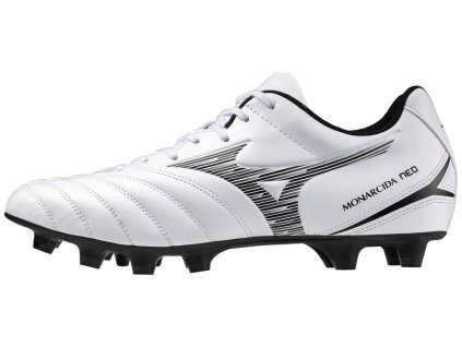 Pánská fotbalová obuv Mizuno MONARCIDA NEO III SELECT MD / White/Black / 39.0/6.0
