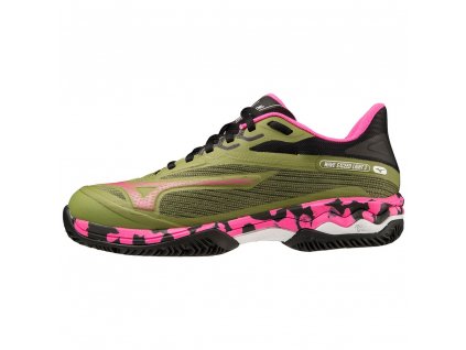 Dámská tenisová obuv Mizuno WAVE EXCEED LIGHT 2 / CalstGreen/PinkGlo/Black