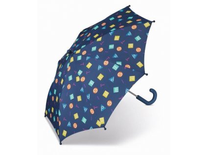 Chlapecký holový deštník Esprit 50810 modrý s písmeny