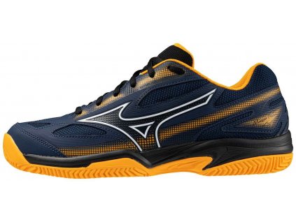 Unisex tenisová obuv Mizuno BREAK SHOT 4 PADEL / Dress Blues/White/Carrot Curl